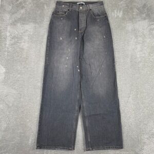 Acne Men's Bootcut Jeans - Distressed Gray